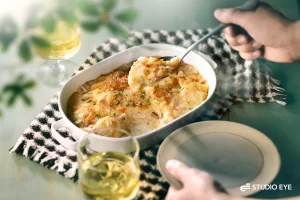 じゃがいもと舞茸のグラタン　ドフィノワ